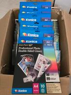 25 x Konica Minolta A4 fotopapier STICKER 10vel 248 gram., Ophalen, Nieuw, Overige typen