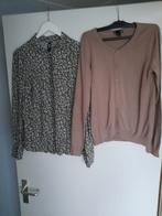 Dames blouse en vestje mt S, Ophalen of Verzenden, Zo goed als nieuw