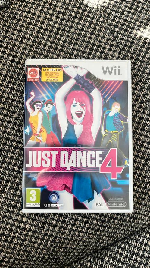 Just Dance 4, Wii, Spelcomputers en Games, Games | Nintendo Wii, Zo goed als nieuw, Overige genres, 3 spelers of meer, Vanaf 12 jaar