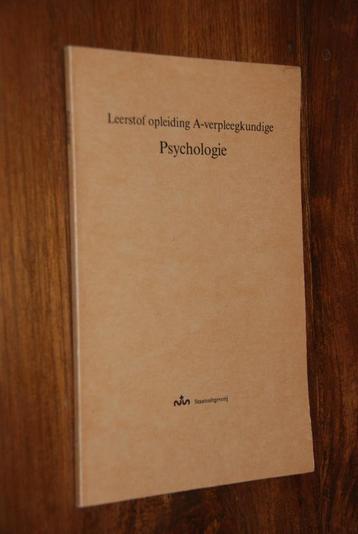 Psychologie.     Leerstof opleiding a - verpleegkundige.  beschikbaar voor biedingen