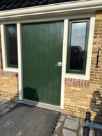 Hardhouten deur, Doe-het-zelf en Verbouw, Deuren en Horren, Ophalen, Zo goed als nieuw, Buitendeur, 200 tot 215 cm