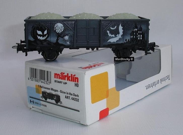 Märklin Start Up 44232 Halloween Wagen - Glow in the Dark !, Hobby en Vrije tijd, Modeltreinen | H0, Nieuw, Wagon, Wisselstroom