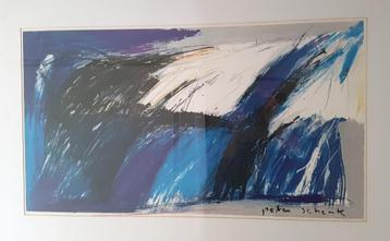 Een ingelijste prent van Peter Schenk beschikbaar voor biedingen