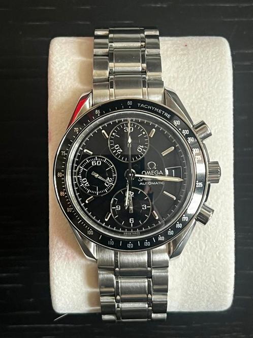 Serviced Omega Speedmaster Date Automatic 3513. 2jr garantie, Sieraden, Tassen en Uiterlijk, Horloges | Heren, Gebruikt, Polshorloge