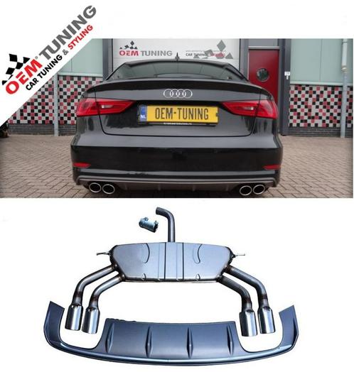 S3 DIFFUSER + S3 UITLAAT AUDI A3 8V SEDAN 12-15 NON S-LINE, Auto diversen, Tuning en Styling, Ophalen of Verzenden
