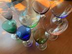 Gekleurde glazen kristal, Overige stijlen, Glas of Glazen, Ophalen of Verzenden, Zo goed als nieuw