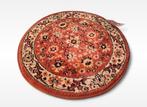 Vintage oosters rond tapijt floral terra Royal Khan 50x50cm, 50 tot 100 cm, Oosters Perzisch HYPE tapijten loods Gouda Haastrecht