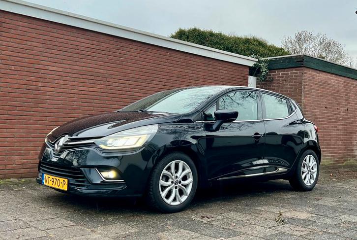 Renault Clio Energy 0.9 TCe 90pk Eco2 S&S 2017 Zwart, Auto's, Renault, Particulier, Clio, Benzine, A, Hatchback, Handgeschakeld