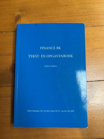 Finance BK Tekst en Opgavenboek beschikbaar voor biedingen
