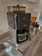 Philips Grind and Brew, Witgoed en Apparatuur, Koffiezetapparaten, Ophalen, 10 kopjes of meer, Zo goed als nieuw, Koffiemachine