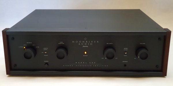 MoonRiver Audio 404 geïntegreerde versterker met phono MM/MC, Audio, Tv en Foto, Versterkers en Receivers, Zo goed als nieuw, Stereo