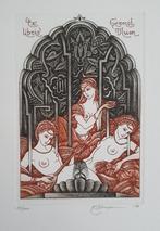 Exlibris / Ex libris N. Cernetsova, drie gratiën, mythologie, Antiek en Kunst, Verzenden