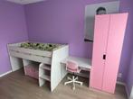 Complete Meidenkamer - Bed, Bureau, Kast, Kinderen en Baby's, Kinderkamer | Complete kinderkamers, Ophalen of Verzenden, Gebruikt