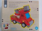 Houten bouwsetje brandweerauto nieuw, Kinderen en Baby's, Speelgoed | Educatief en Creatief, Ophalen of Verzenden, Nieuw