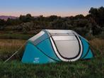 Coleman Galiano 2 pop up tent blauw, Ophalen of Verzenden, Nieuw, Tot en met 2