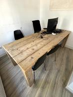 Enorme houten keuken tafel, Huis en Inrichting, Tafels | Eettafels, Ophalen, Gebruikt, Eikenhout, 50 tot 100 cm