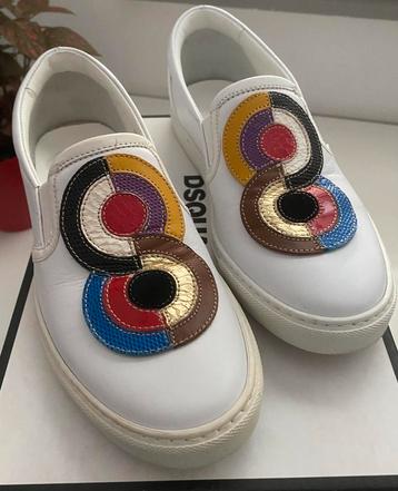 Dsquared2 lederen moccasins, maat 37 beschikbaar voor biedingen