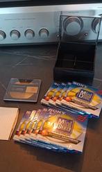 Sony Minidisc schijfjes 9 nieuw 1 gebruikt, Ophalen of Verzenden, Zo goed als nieuw