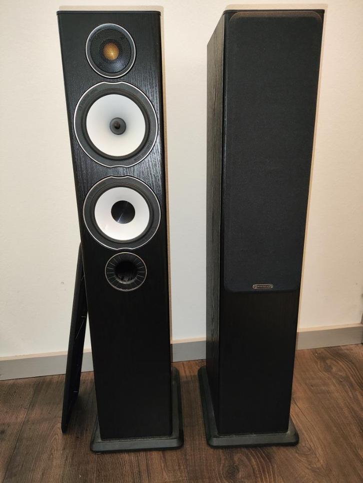 Monitor audio Bronze BX5 matchend serienummer, Audio, Tv en Foto, Luidsprekers, Zo goed als nieuw, Front, Rear of Stereo speakers