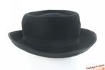 Vintage Dameshoed Mayser vouwbaar verstelbaar zwart 56-57, 56 of 57 cm (M, 7 of 7⅛ inch), Mayser, Hoed, Ophalen of Verzenden