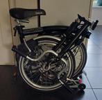 Brompton Vouwfiets- Zwart, Ophalen, Gebruikt, Brompton, 16 tot 18 inch