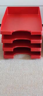 Leitz A4 brievenbakjes rood, Ophalen, Zo goed als nieuw