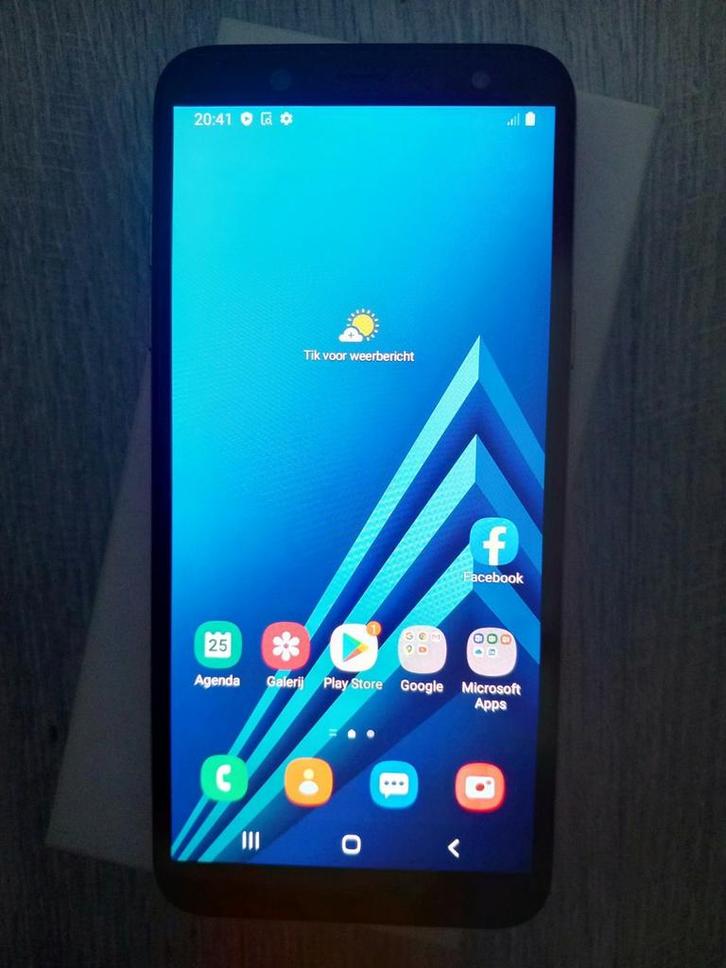 Goedwerkende Samsung A6,32 GB,kleur:Gold met doos en oplade, Telecommunicatie, Mobiele telefoons | Samsung, Gebruikt, Galaxy A