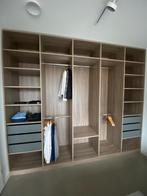 Maatwerk inloop kledingkast -vakken & laden- eiken sonoma, Huis en Inrichting, Kasten | Kledingkasten, Ophalen, Zo goed als nieuw