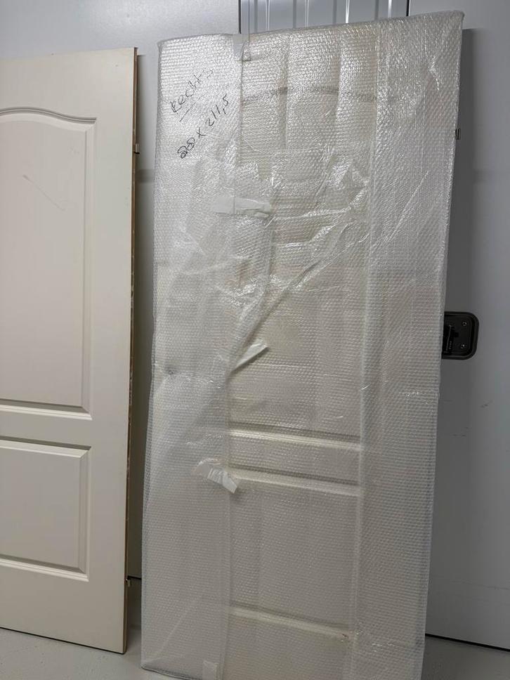 Opdekdeuren 88x211,5 - Linksdraaiend 2 stuks, Doe-het-zelf en Verbouw, Deuren en Horren, Gebruikt, Binnendeur, 200 tot 215 cm