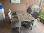 Tuintafel compleet, Tuin en Terras, Ophalen of Verzenden, Gebruikt, Rechthoekig