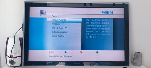 Philips amiblight 47 inch, Audio, Tv en Foto, Televisies, Gebruikt, LCD, 100 cm of meer, Full HD (1080p), Philips, 100 Hz, Ophalen of Verzenden