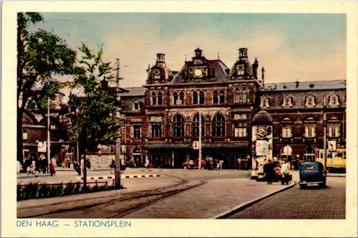Den Haag - Stationsplein (1953) beschikbaar voor biedingen
