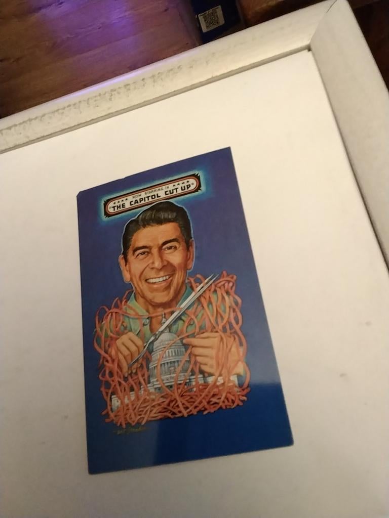 RONALD REAGAN  40E PRESIDENT VAN DE V.S. MET SCEPTER, Ophalen of Verzenden, Voor 1920