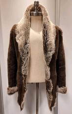 Dames lammy coat maat 46 / XL - lamsvacht en lamsleer, Kleding | Dames, Ophalen of Verzenden, Nursey, Bruin, Zo goed als nieuw