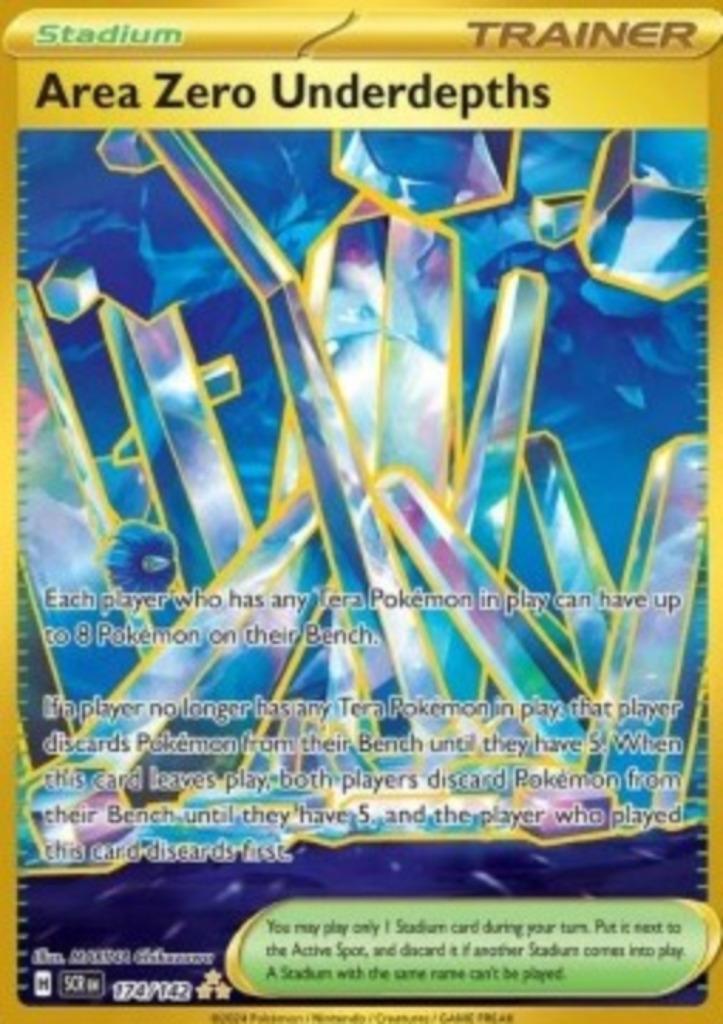 Area Zero Underdepths #174 - SCR -Stellar Crown, Hobby en Vrije tijd, Verzamelkaartspellen | Pokémon, Nieuw, Losse kaart, Verzenden
