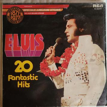 ELVIS lp / Elpee / Vinyl 20 FANTASTIC HITS beschikbaar voor biedingen
