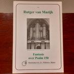 bladmuziek Fantasie over psalm 150 - Rutger van Mazijk, Orgel, Gebruikt, Ophalen of Verzenden, Religie en Gospel