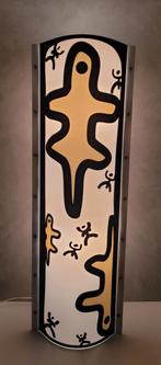 Retro design vintage vloerlamp lamp (Slamp), Ophalen, Zo goed als nieuw