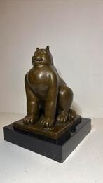 Botero dikke kat - brons beeld, Antiek en Kunst, Antiek | Koper en Brons, Verzenden, Brons