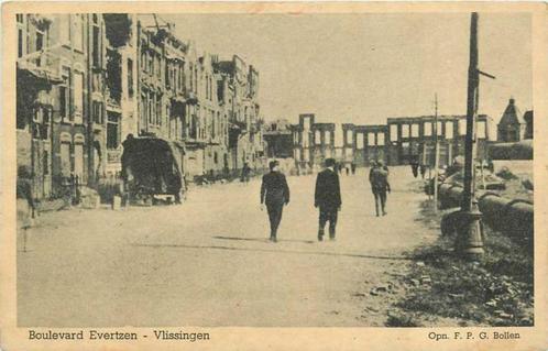 (380-233-035) Vlissingen Boulevard Evertzen, Verzamelen, Ansichtkaarten | Nederland, Zeeland, Voor 1920, Verzenden