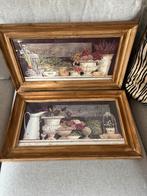 Twee lijsten brocante taferelen, Ophalen