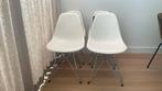 Vitra Eames DSR stoelen wit, Huis en Inrichting, Stoelen, Kunststof, Wit, Ophalen of Verzenden, Zo goed als nieuw