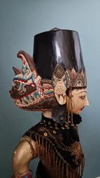Javaanse Wayang Pop - Handgemaakt Houten Beeld, Antiek en Kunst, Ophalen of Verzenden