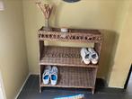 Schoenenrek rustic rattan, Huis en Inrichting, Ophalen, Zo goed als nieuw