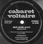 cabaret voltaire/gut level-electronic/punk/industrial-flexie, Gebruikt, Verzenden, 7 inch, Single