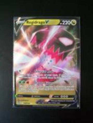 8694: Nieuwe Pokemon Kaart REGIDRAGO V Hp 220 (135/195) beschikbaar voor biedingen