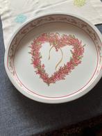 Dienblad met bloemenhart decoratie ( Moederdag), Ophalen of Verzenden, Hout