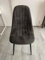 3 Grijze Stoelen van de Leenbakker, Huis en Inrichting, Stoelen, Ophalen, Zo goed als nieuw, Eén, Stof