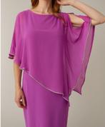 Joseph Ribkoff prachtig jurk met voile poncho mt 38/M