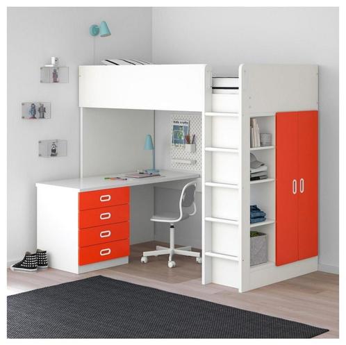Ikea Stuva Fritids hoogslaper te koop, Kinderen en Baby's, Kinderkamer | Stapelbedden en Hoogslapers, Zo goed als nieuw, Hoogslaper
